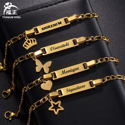 Pulsera Esclava Personalizada Con Dedicatoria